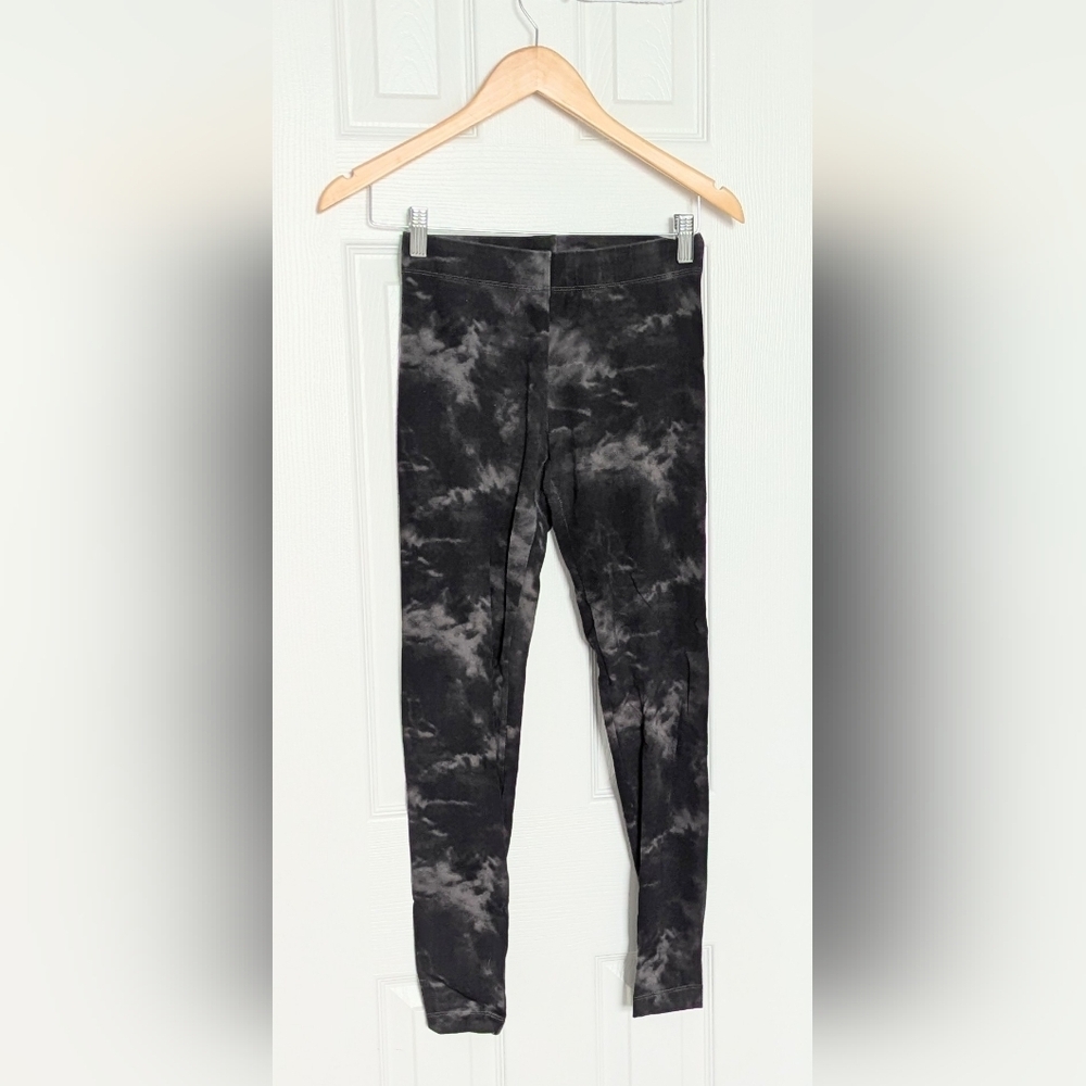 George Black and Gray Tie-Dye Leggings